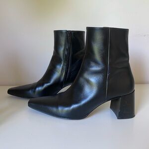 Flattered “Riley” Leather Ankle Boot